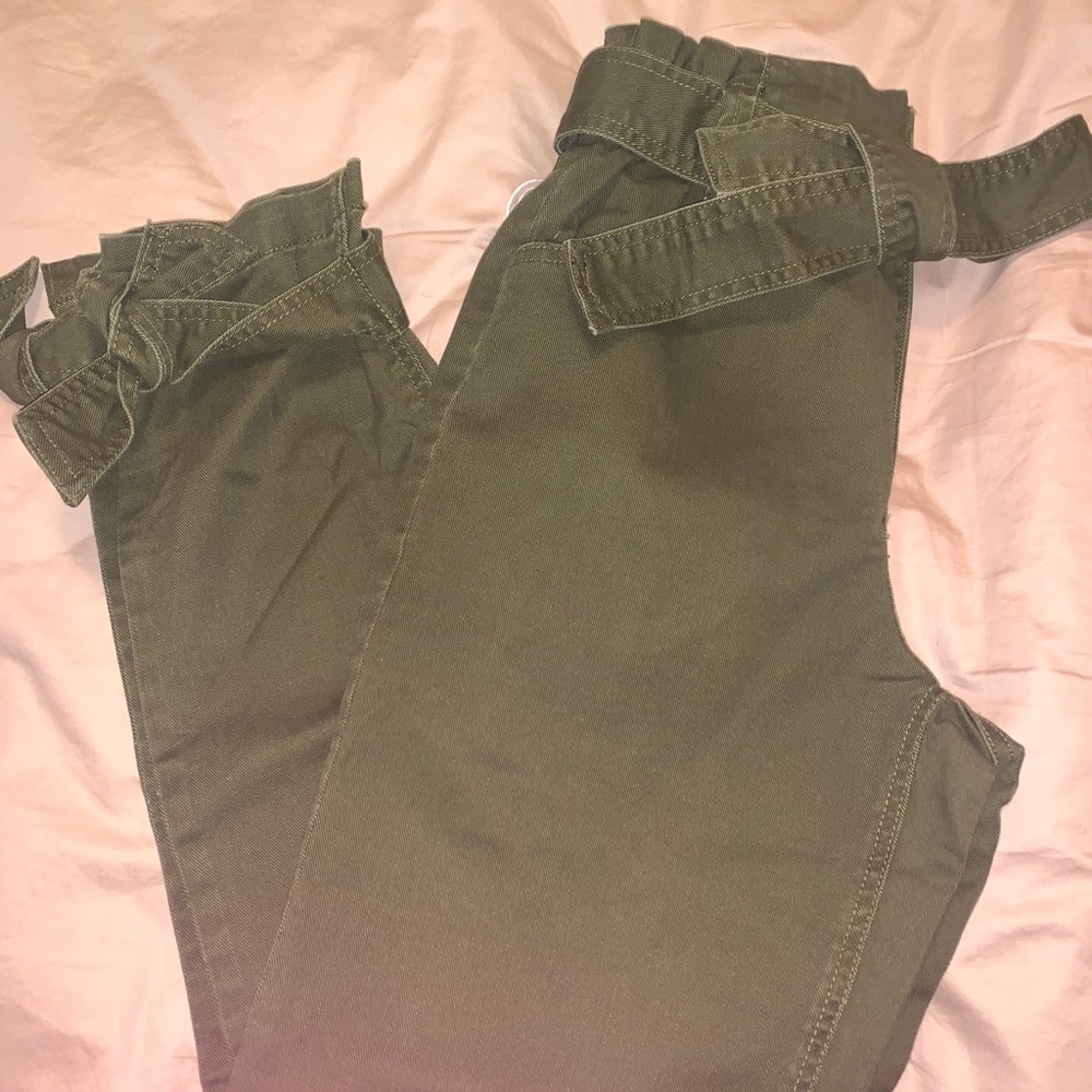 Olive green pants